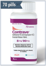 Contrave (Bupropion, Naltrexone) 70 pills per package