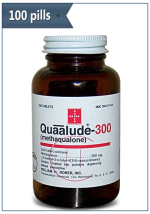 Quaalude (Methaqualone) 300 mg x 100 pills per package