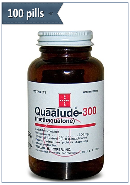 Quaalude (Methaqualone) 300 mg x 100 pills per package Quaalude (Methaqualone) 300 mg x 100 pills per package