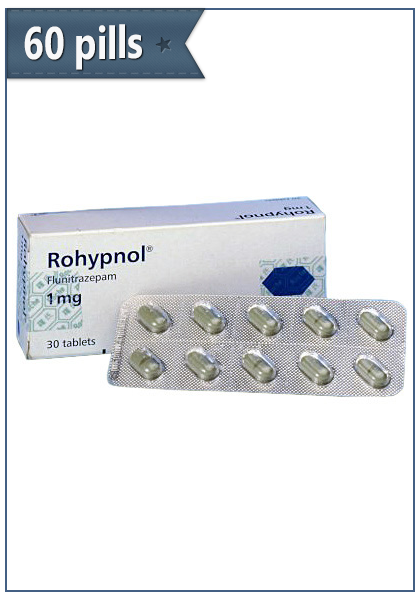 Rohypnol (Flunitrazepam) 60 pills per package Rohypnol (Flunitrazepam) 60 pills per package