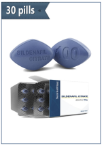 Generic Viagra (Sildenafil) 30 tablets per package