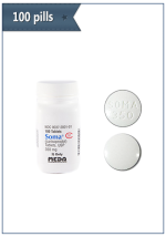 Soma (Carisoprodol) 100 pills per package
